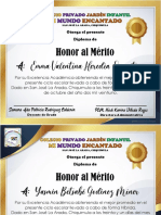 Diplomas de Honor 2021