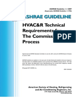 ASHRAE Guideline 1.1-2007 - HVAC&R Technical Requirements For Commissioning Process