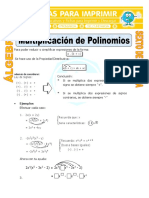Multiplicación de Polinomios para Sexto de Primaria