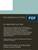 Velocidad Lectora