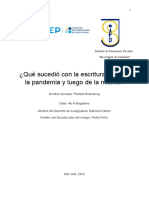 ¿Qué Sucedió Con La Escritura Durante La Pandemia y Luego de La Misma?