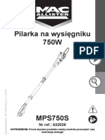 Pilarka Na Wysięgniku 750W MACALISTER