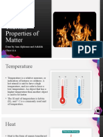 Thermal Properties of Matter