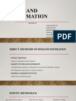 Demand Estimation