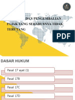 2 Restitusi Dan Pengembalian Pajak Yang Seharusnya Tidak Terutang