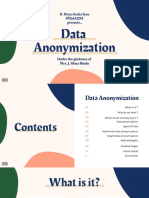 Data Anonymization