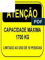 NR26 - Capacidade Máxima - Ancoragem