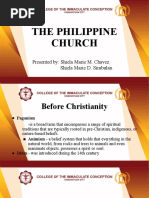 History of The Philippine Church