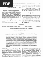 The Speaking Machine of Wolfgang Von Kempelen (Homer Dudley and T. H. Tarnoczy)