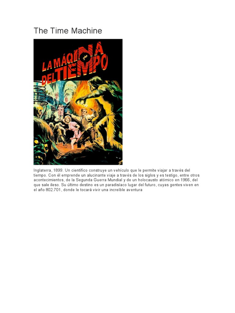 The time machine pdf