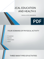 Physical Education and Health Ii
