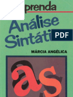 Aprenda Análise Sintática - 6 Ed - Márcia Angélica
