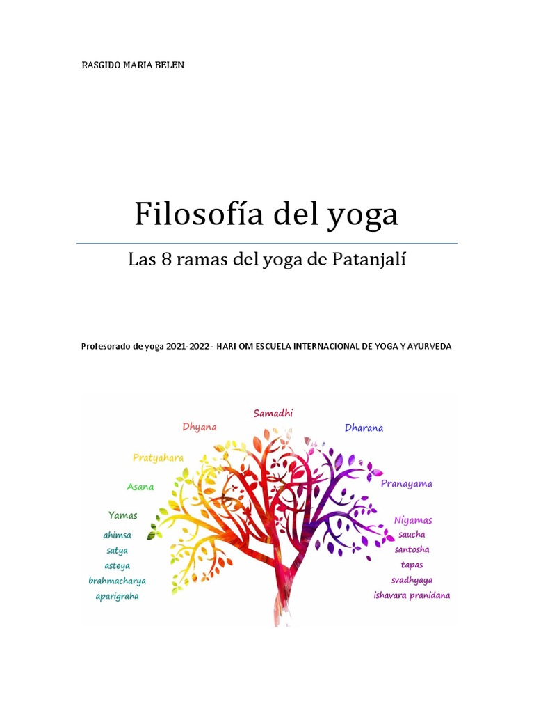 Filosofía y 8 Ramas del Yoga | PDF | Patanjali | Prana