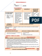 SESIONES DE APRENDIZAJE3º y 4º MAYO-experiencia 2