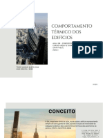 Aula 08 - Comportamento TÃ©rmico Dos EdifÃ - Cios