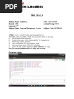 21BCS10039 - Faiz - Dbms Worksheet MST 1