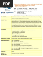 Telemarketing Management Training for Contact Centre Heads