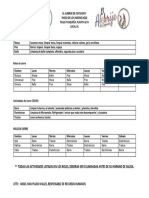 Actividades de Cierra