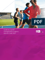 Guide Du Sportif: Changements Majeurs Dans Le Code 2021