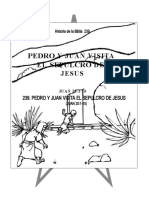 Pedro Y Juan Visita El Sepulcro de Jesus