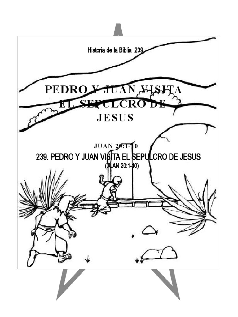Pedro y juan visita el sepulcro de jesus pdf jes s san pedro