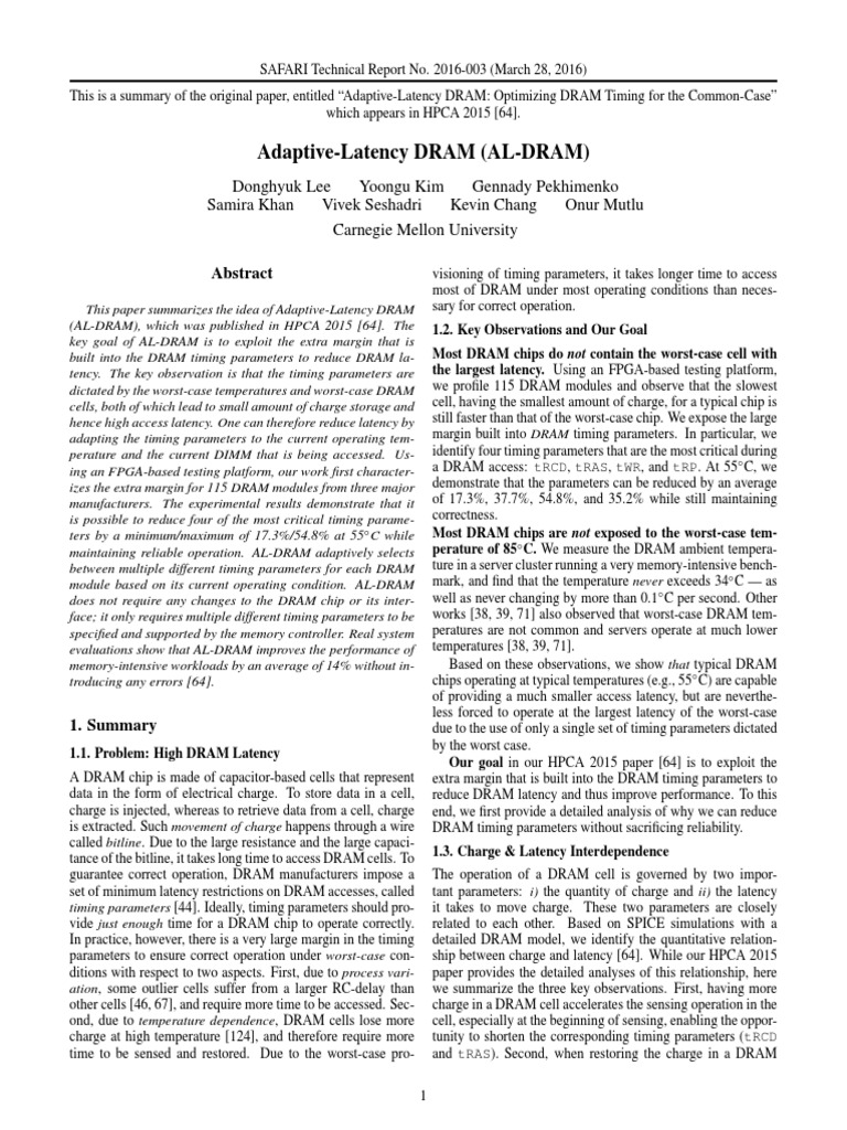 Aac Dram Hal Performance And Applications - myx0s10