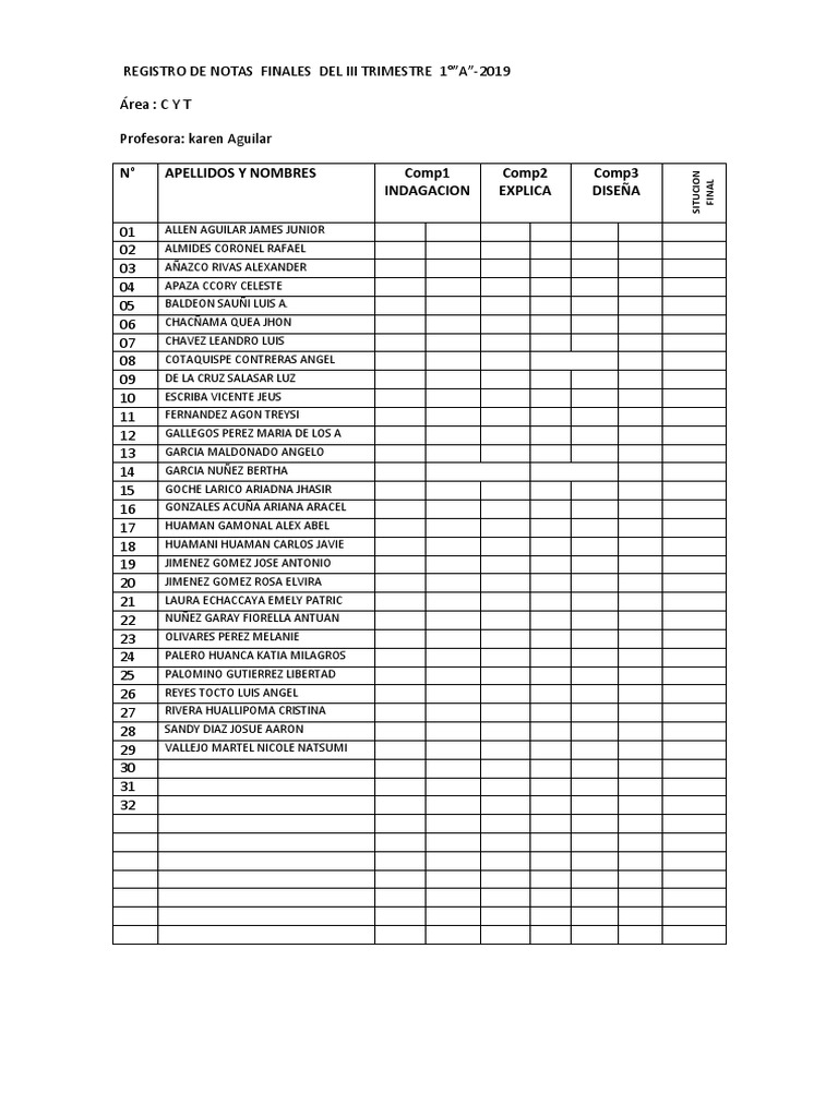 2019 1ro y 2do° Secundaria | PDF