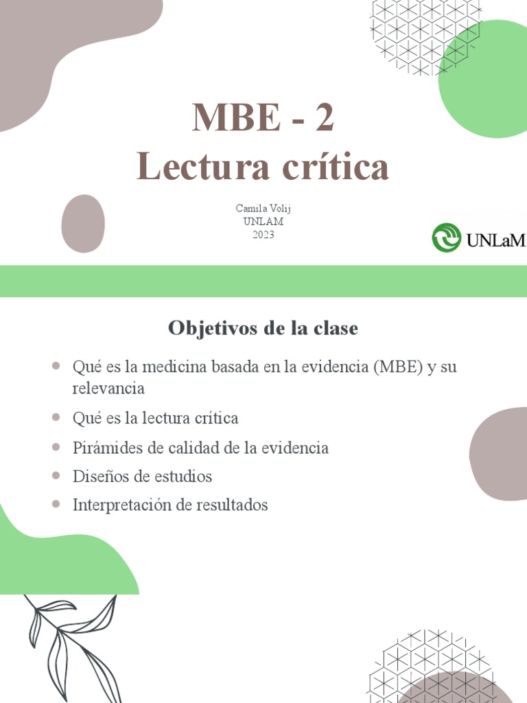 Introducción a la Medicina Basada en Evidencia | PDF | Ensayo clínico ...