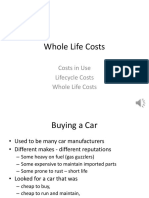 Whole Life Costs
