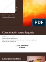 Comunicación en La Evolución Humana - Lenguaje