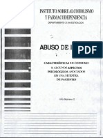 Abuso de Drogas Caractersticas de Consumo y Algunos Aspectos