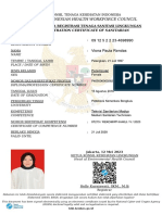 The Indonesian Health Workforce Council: Surat Tanda Registrasi Tenaga Sanitasi Lingkungan