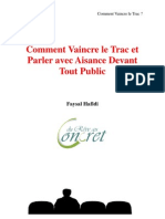 Comment Vaincre Le Trac Et Parler Avec Aisance Devant Tout Public