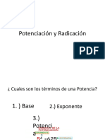 Potenciación y Radicación