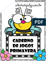 Caderno Jogos de Promavera