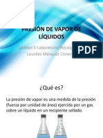 U5 PRESIÓN DE VAPOR LÍQUIDO