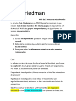 Prueba ANOVA de Friedman