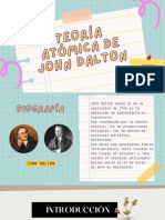 TEORíA ATÓMICA DE JOHN DALTON