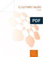 UTool User Manual Cymatic Audio en ES