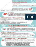 Infografia Aneurisma y Pie Diabetico (