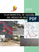 Plan Municipal de Gestión Del Riesgo de Desastres 2015