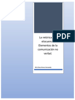 C.O.E. La Retórica y La Elocuencia Elementos de La Comunicación No Verbal