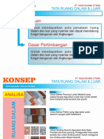 Konsep Tata Ruang Dalam Dan Luar