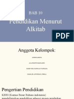 Pendidikan Menurut Alkitab Bab 10