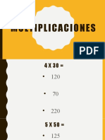 Multiplicaciones