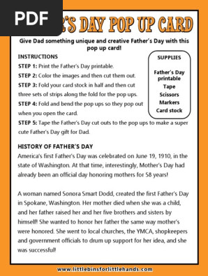 fathers-day-pop-up card