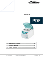 Manual de Usuario Microcentrifuga