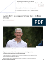 Apple Buys A Company Every Three To Four Weeks - BBC News