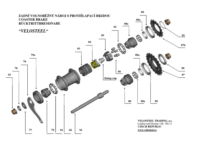 COASTER BRAKE velosteel PDF