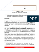 Laboratory Activity No. 19 Data Sheet